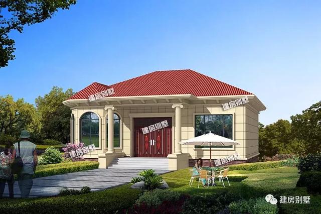 人見人愛的一層農村小別墅設計圖，現在子女們出息了，就是回報爸媽的時候，家里的老房子是不是該換了？