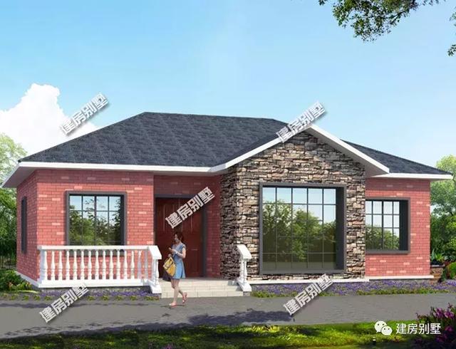 人見人愛的一層農村小別墅設計圖，現在子女們出息了，就是回報爸媽的時候，家里的老房子是不是該換了？