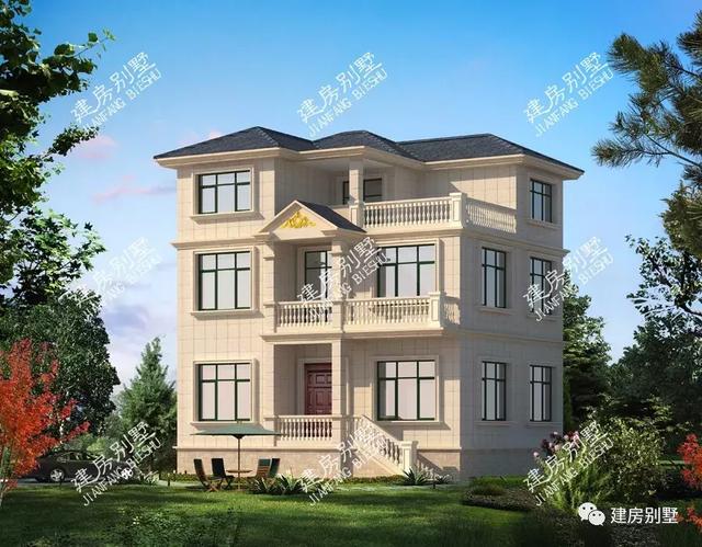 兩棟自建房設(shè)計圖，簡約別墅，外觀美、布局好