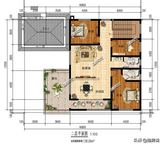 4款帶堂屋+車庫的別墅設計圖，這才是適合農村的好戶型！建棟在老家居住舒適舒心，一百年都不過時。