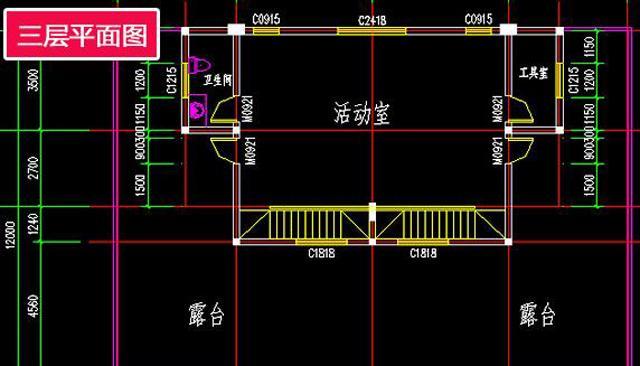 18x12米農村二層半自建別墅設計圖，戶型美觀，造價經濟。