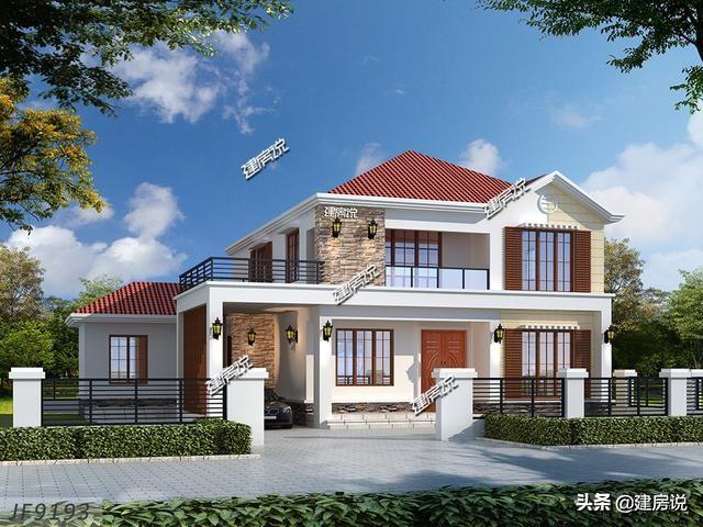 分享4款帶堂屋與車庫的別墅圖紙，這才是最適合農村的好戶型