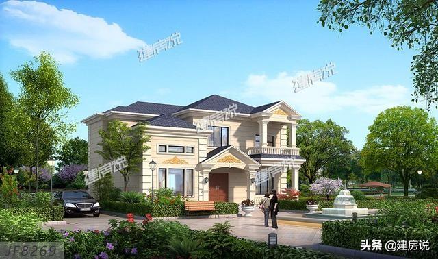 分享4款帶堂屋與車庫的別墅圖紙，這才是最適合農村的好戶型