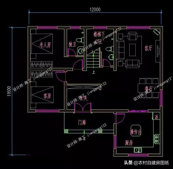 3款農(nóng)村別墅設(shè)計(jì)圖，都帶有柴火灶的設(shè)計(jì)，二款二層經(jīng)濟(jì)實(shí)用型，一款三層時(shí)尚大氣型。二層和三層怎么選，建幾層最劃算？