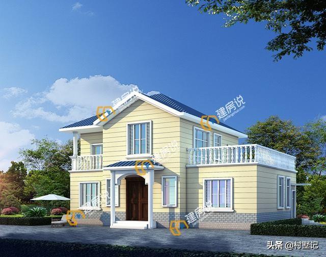 5套二層小別墅設(shè)計圖，造價20萬左右，看完收藏了！