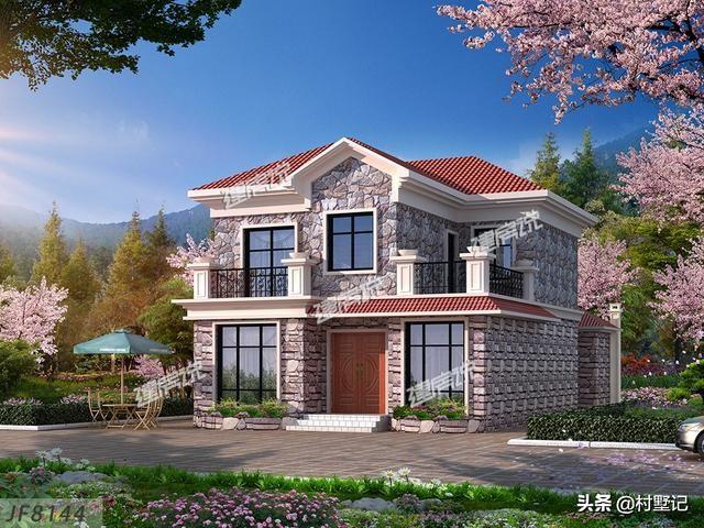 5套二層小別墅設(shè)計圖，造價20萬左右，看完收藏了！