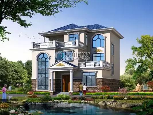 8款復式農村別墅設計圖，開間是農村最常見的12米面寬，看了肯定喜歡！