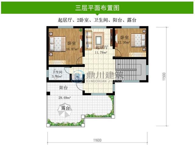 8款復式農村別墅設計圖，開間是農村最常見的12米面寬，看了肯定喜歡！