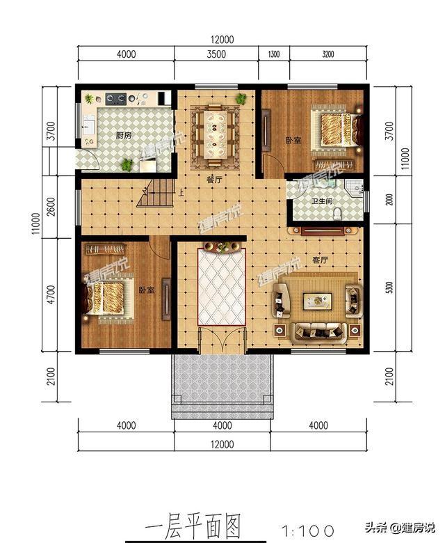 5套很贊的農村別墅設計圖，最低18萬建，圖紙收藏準沒錯