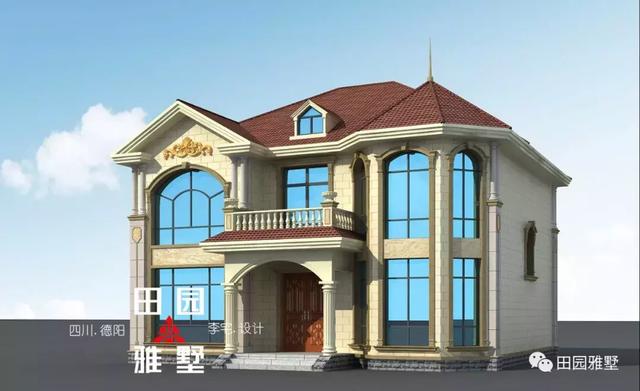 簡歐別墅設(shè)計圖，回鄉(xiāng)就建一棟，外觀時尚，布局合理