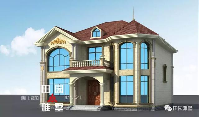 簡歐別墅設(shè)計圖，回鄉(xiāng)就建一棟，外觀時尚，布局合理