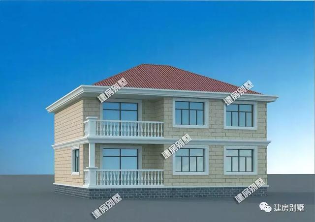 9款面寬12米的兩層自建房戶型設計圖，20多萬蓋別墅，在老家建別墅，是一件讓全家都開心受益的事。