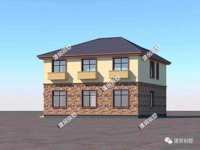 9款面寬12米的兩層自建房戶型設計圖，20多萬蓋別墅，在老家建別墅，是一件讓全家都開心受益的事。