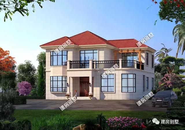 9款面寬12米的兩層自建房戶型設計圖，20多萬蓋別墅，在老家建別墅，是一件讓全家都開心受益的事。