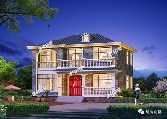 9款面寬12米的兩層自建房戶型設計圖，20多萬蓋別墅，在老家建別墅，是一件讓全家都開心受益的事。