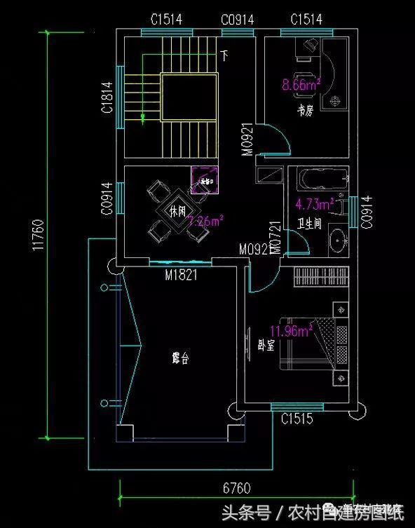 5款農村自建房設計圖，小別墅很簡單，施工容易，造價便宜。