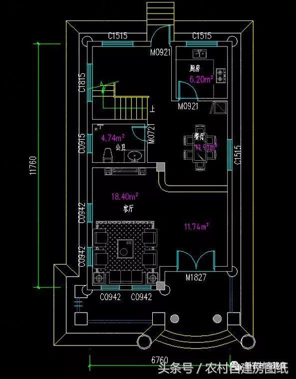 5款農村自建房設計圖，小別墅很簡單，施工容易，造價便宜。