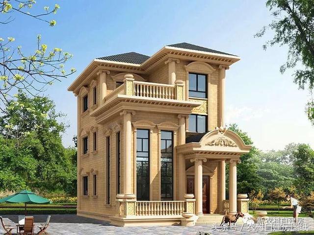 5款農村自建房設計圖，小別墅很簡單，施工容易，造價便宜。