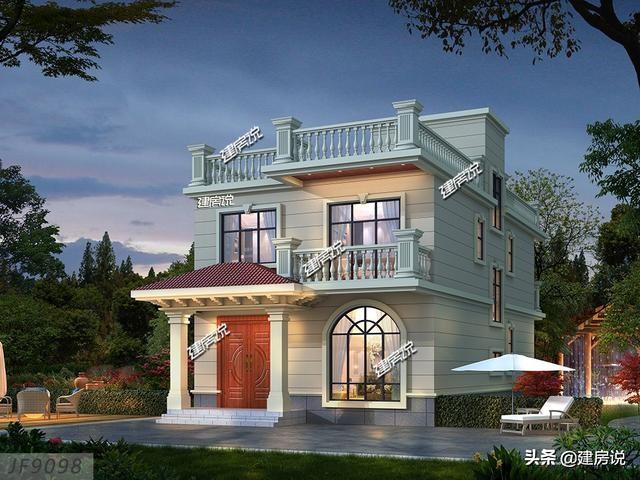3款二層別墅設計圖，肯定是有一款是適合你的，快把圖紙收藏好了不后悔
