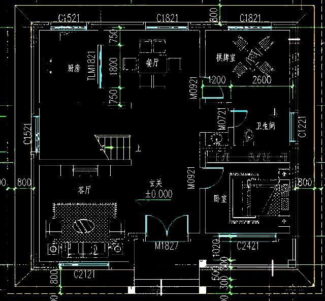 5棟農(nóng)村簡(jiǎn)約二層自建別墅設(shè)計(jì)圖，溫馨舒適，未來(lái)適合養(yǎng)老