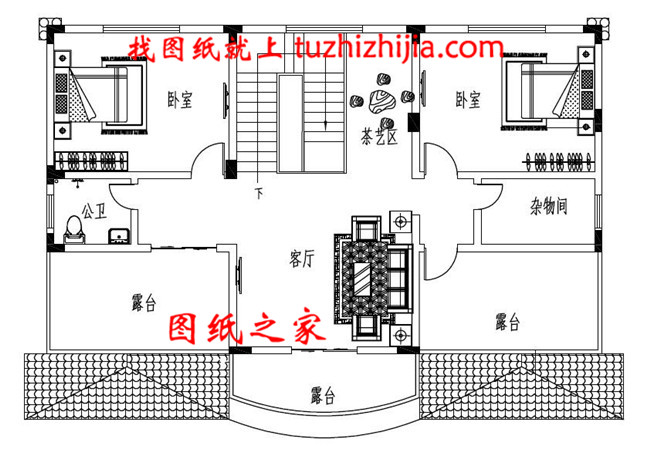 獨棟別墅戶型圖帶外觀效果圖，三層別墅設計方案推薦