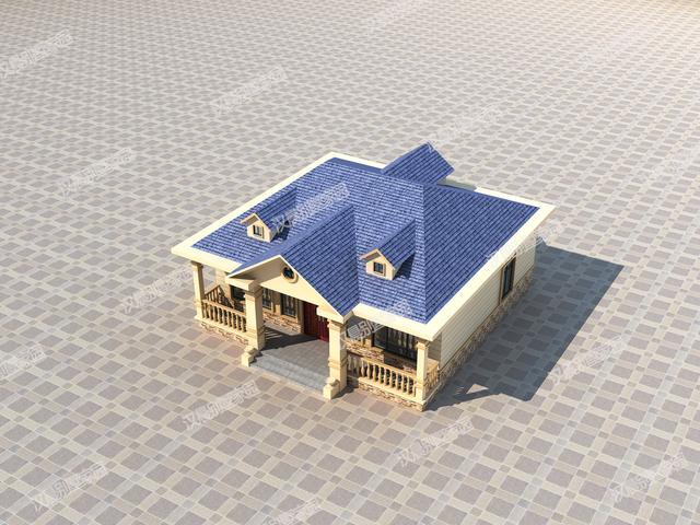 34.2X12米一層聯排別墅設計圖，這棟別墅的獨棟戶型，聯排更顯大氣，獨棟更經濟