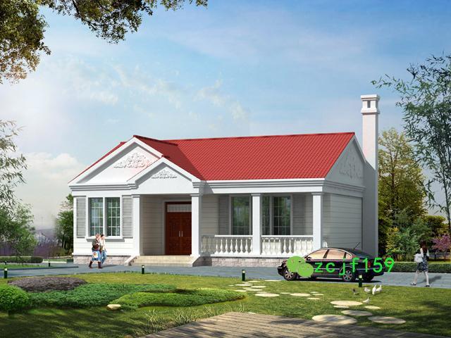 一層別墅造價只要18萬，外觀大氣，布局實用，建出來同樣氣派有面子！