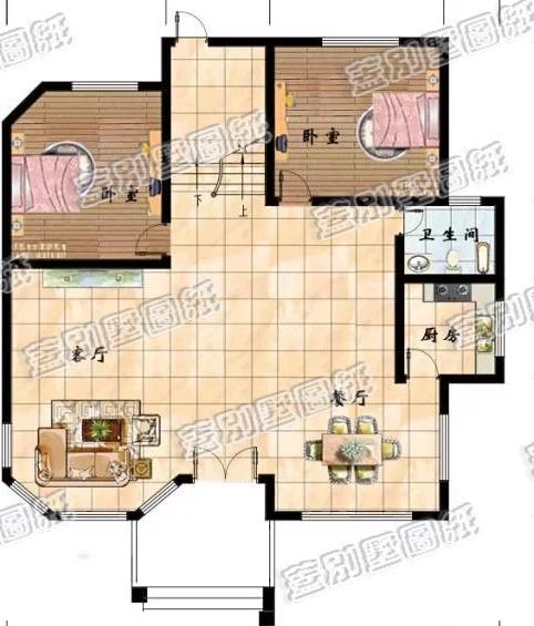 13×13米三層農(nóng)村自建房全套設(shè)計(jì)圖，漂亮采光，休閑舒適
