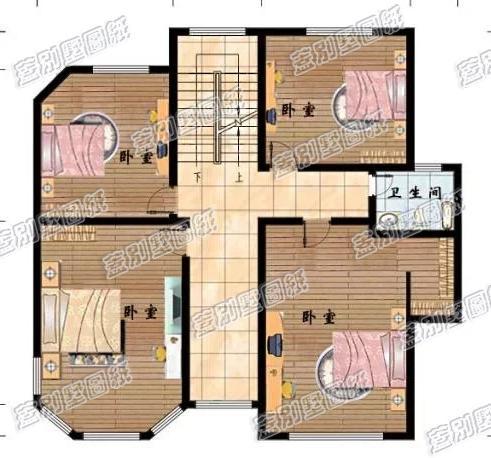 13×13米三層農(nóng)村自建房全套設(shè)計(jì)圖，漂亮采光，休閑舒適