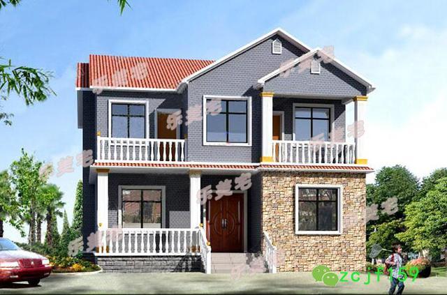 5棟農村簡約二層自建別墅設計圖，帶給你溫馨的家園，未來的農村適合養(yǎng)老。