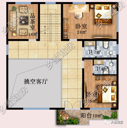 兩層簡(jiǎn)歐風(fēng)別墅設(shè)計(jì)圖，不僅僅只是實(shí)用，美觀度也很高