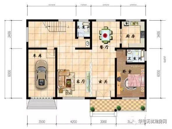 兩款進深9米的鄉(xiāng)村自建房設(shè)計圖，戶型簡單實用，既不浪費空間，又非常耐看。