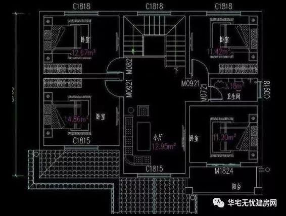 兩款進深9米的鄉村自建房設計圖方案，外觀簡單大氣
