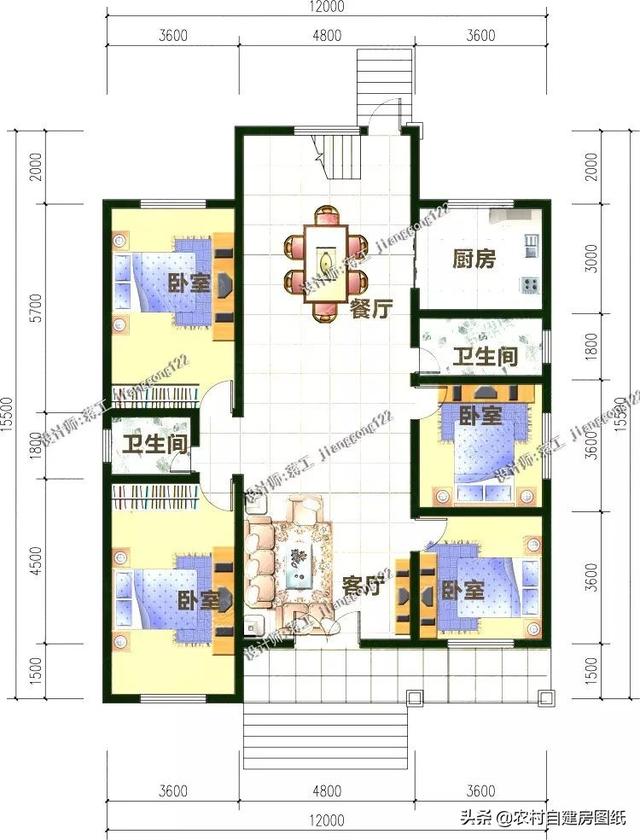 2026年7款最新一層農村別墅設計圖，豪華范的，有實用派的，有你喜歡的嗎？