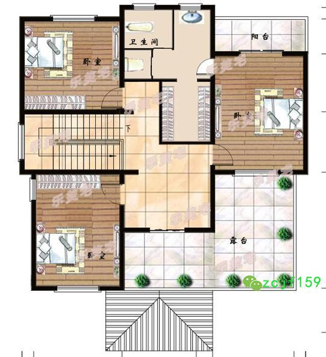 150平米農(nóng)村三層自建房案例圖及別墅全套設(shè)計(jì)圖，時(shí)尚的外觀，舒適的室內(nèi)布局。