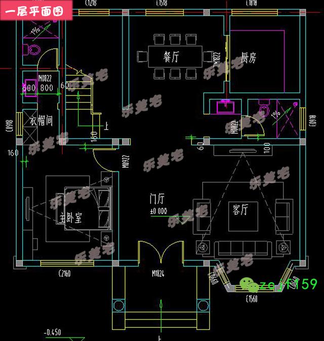造價30w左右帶露臺農村簡約三層自建別墅設圖，外觀簡潔大方，平面布局緊湊。