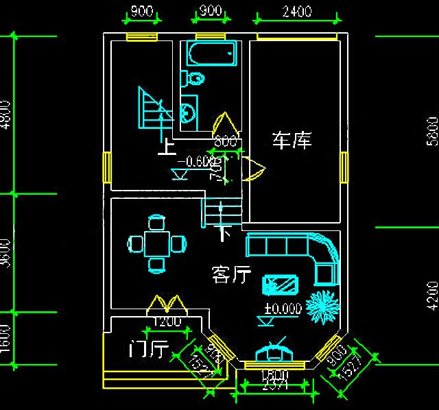 70到100平米農村三層小戶型別墅設計圖，空間雖小，五臟照樣俱全。