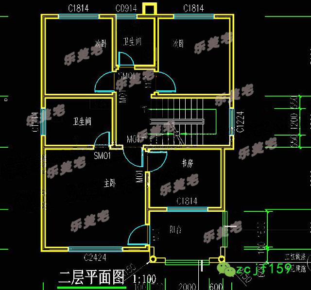 70到100平米農村三層小戶型別墅設計圖，空間雖小，五臟照樣俱全。