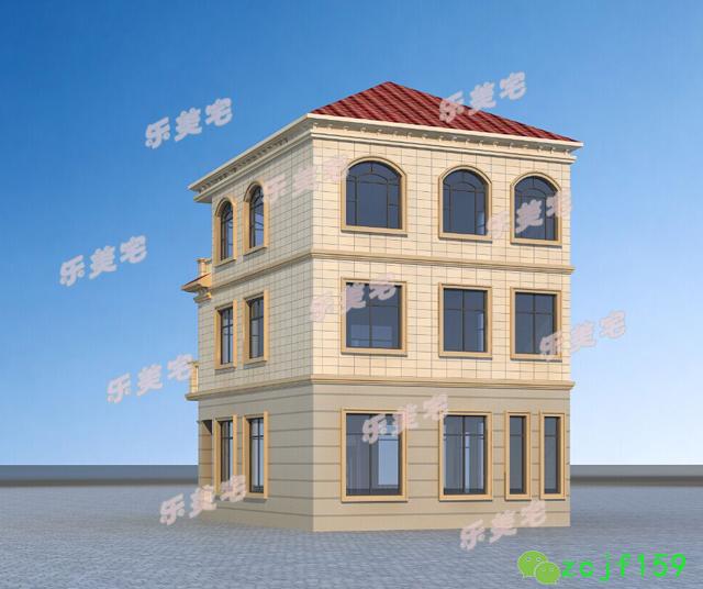 造價40萬左右帶躍層四層別墅設計圖，占地115平方米左右