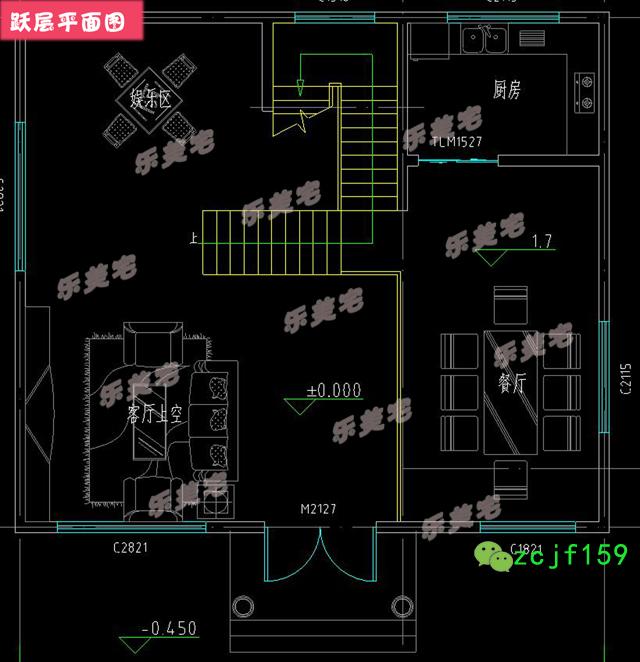 造價40萬左右帶躍層四層別墅設計圖，占地115平方米左右