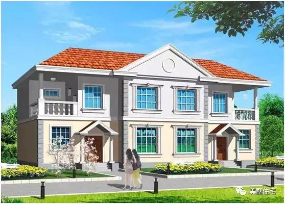 20套雙拼別墅合集，有兄弟的家庭可要多看看。