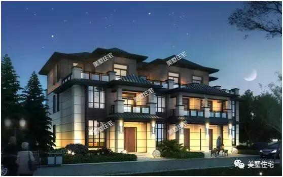 20套雙拼別墅合集，有兄弟的家庭可要多看看。