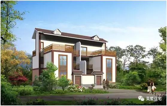 20套雙拼別墅合集，有兄弟的家庭可要多看看。