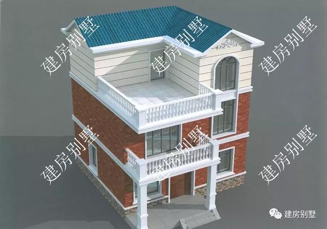 兩棟寬9米多的農村自建房設計圖，第二款戶型簡單，造價只要26萬