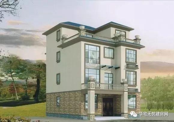 農(nóng)村自建房就是這么氣派，占地120平米建出豪宅別墅的效果