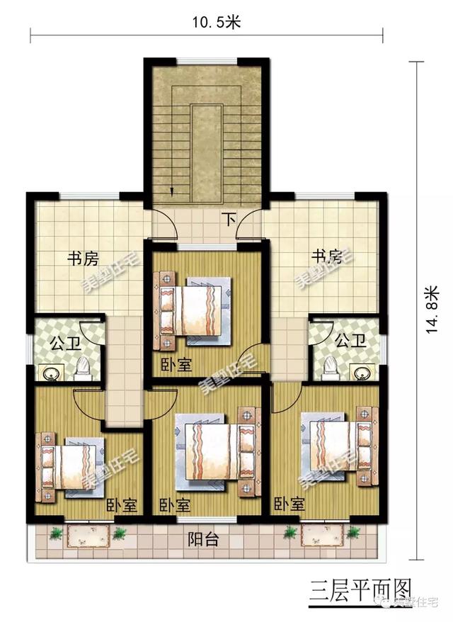 兄弟建房就選這款雙拼別墅設計圖，省時省工，還能節省成本