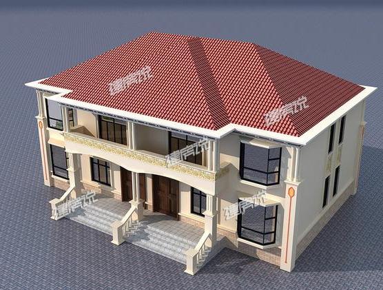 25萬建雙拼別墅設計圖，在村里賺足了面子，看過的朋友都說好