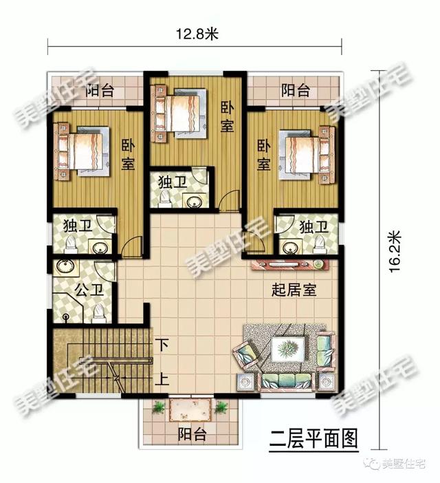 這款四層別墅設(shè)計圖真的是獨一份兒，設(shè)計功能特別齊全
