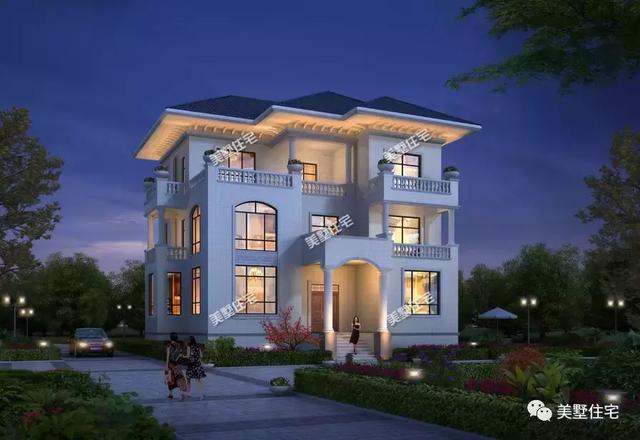 5款三層農村別墅設計圖，任一款都是農村豪宅