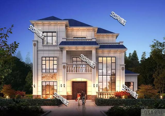 三層歐式別墅設計圖，高貴大氣，讓人心生向往。